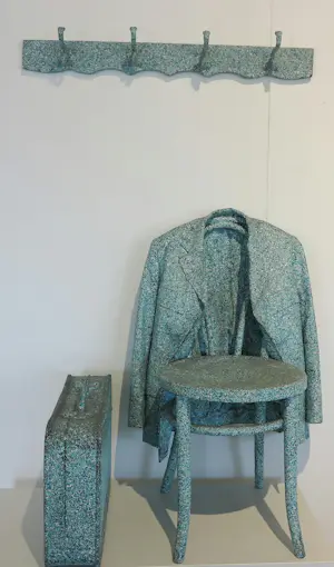 Michel Kourline - Meerdelig kunstobject / installatie, Green Chair kopen? Bied vanaf 300!