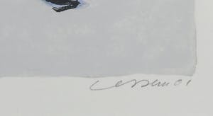 Henk van Vessem - Zeefdruk, Zonder titel - Ingelijst kopen? Bied vanaf 1!