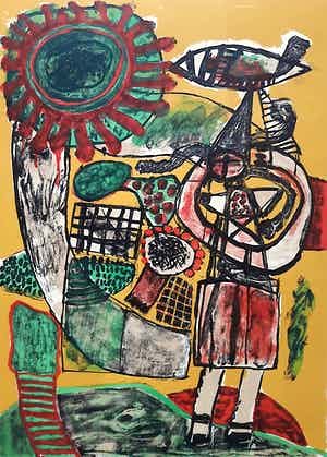 Corneille - La baigneuse au soleil, litho verkocht voor € 395!