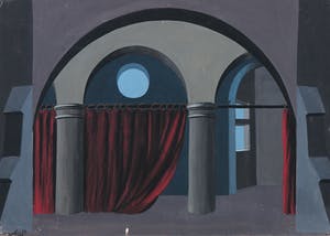 Felix Labisse - Gouache, Château de Goetz kopen? Bied vanaf 1!