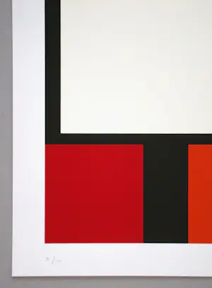 Aurelie Nemours - L' Arbre - Zeefdruk in beperkte oplage - 1990 - Handgesigneerd en genummerd kopen? Bied vanaf 700!