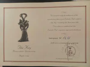 Salvador Dali - The Key - Bronze Skulptur kopen? Bied vanaf 500!