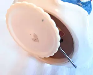 Porzellanfabrik W. Goebel - Engel Figur Keramik Spieluhr HX328 von 1965 spielt Stille Nacht Höhe 17 cm kopen? Bied vanaf 70!