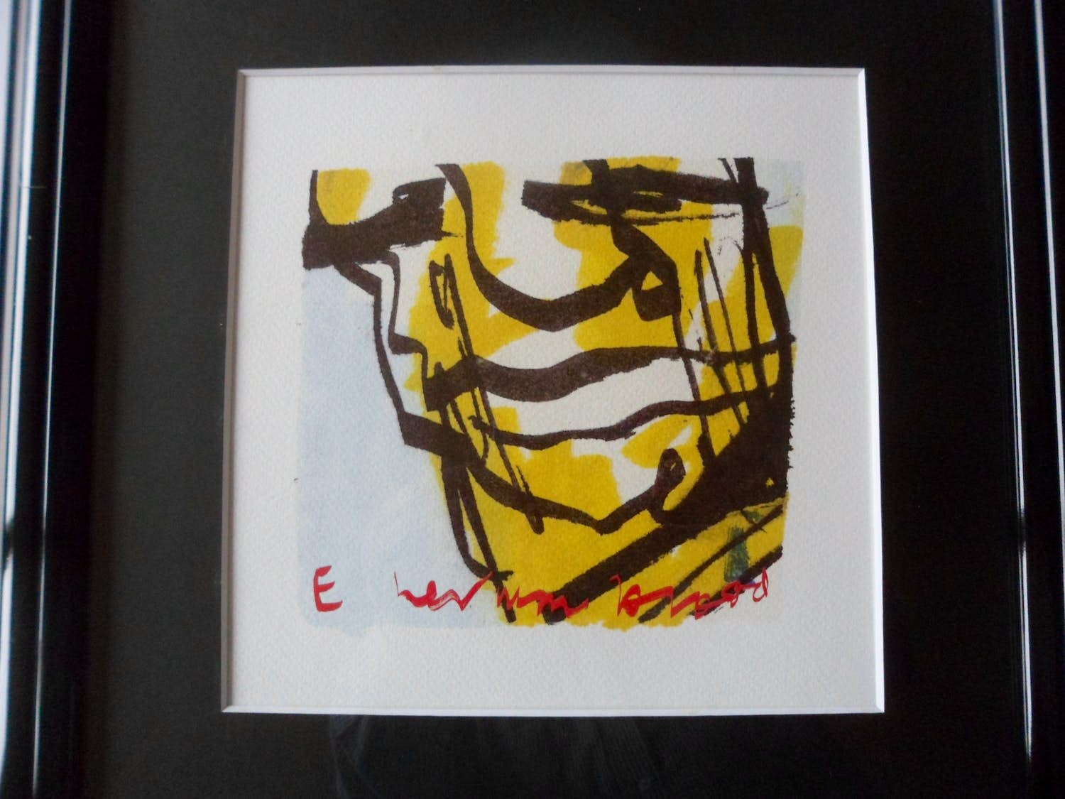 Herman Brood - Ingelijste zeefdruk: Portret 1 verkocht voor € 60!