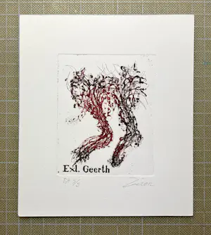 Olivier Beijn - 6 ex-libris voor Geert H. van der Zee kopen? Bied vanaf 39!