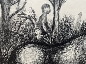 Kees Andrea - lithografie - 'Gewond paard' - 1949 kopen? Bied vanaf 75!