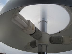 Hillebrand Leuchten - Zwarte paddenstoel tafellamp. kopen? Bied vanaf 150!