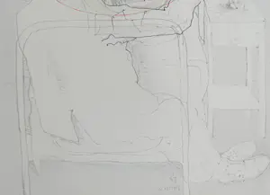 Co Westerik - handgesigneerde litho | 'Dokter met patiënt in ziekenhuis' | 1987 (INGELIJST) kopen? Bied vanaf 250!