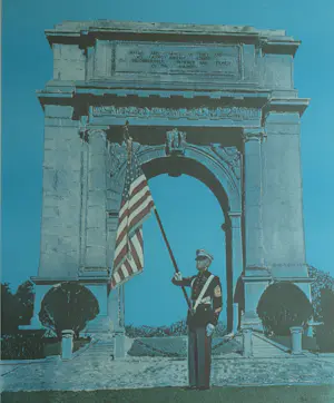 Malcolm Morley - Ingelijste zeefdruk , Marine Sergeant at Valley Forge - Lijst, 82 x 63 cm. kopen? Bied vanaf 150!