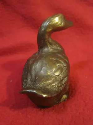 Brons (Onbekend) - Gans, symbool van liefde, trouw en verbondenheid. kopen? Bied vanaf 35!