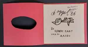 Karel Appel - De Ronde kant van de aarde - Gesigneerd kopen? Bied vanaf 175!