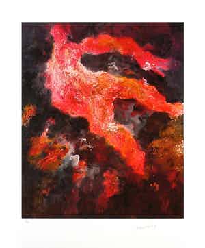 Armando - Gestalt (Rood) - Handgesigneerde Giclée verkocht voor € 115!