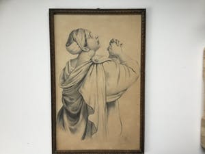 Otto Eerelman - vrouw in gebed kopen? Bied vanaf 500!