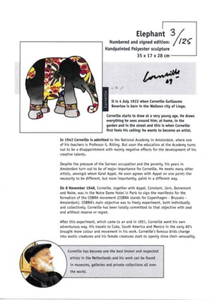 Corneille - Acryl op polyester, Elephant Parade kopen? Bied vanaf 500!