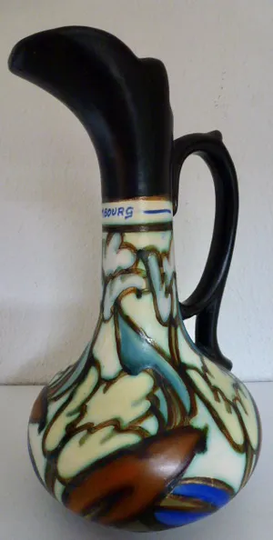 La Ceramique Montoise - Antoine Dubois - Handle vase 767/1 and ear vase 205 kopen? Bied vanaf 50!