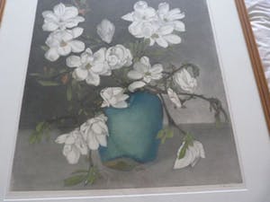 Frans Everbag - Magnolia’s in groene gemberpot. kopen? Bied vanaf 145!