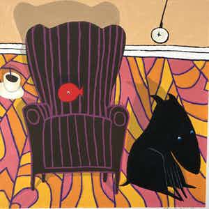 Peter Bastiaanssen - Dog with coffe and a fisch verkocht voor € 85!