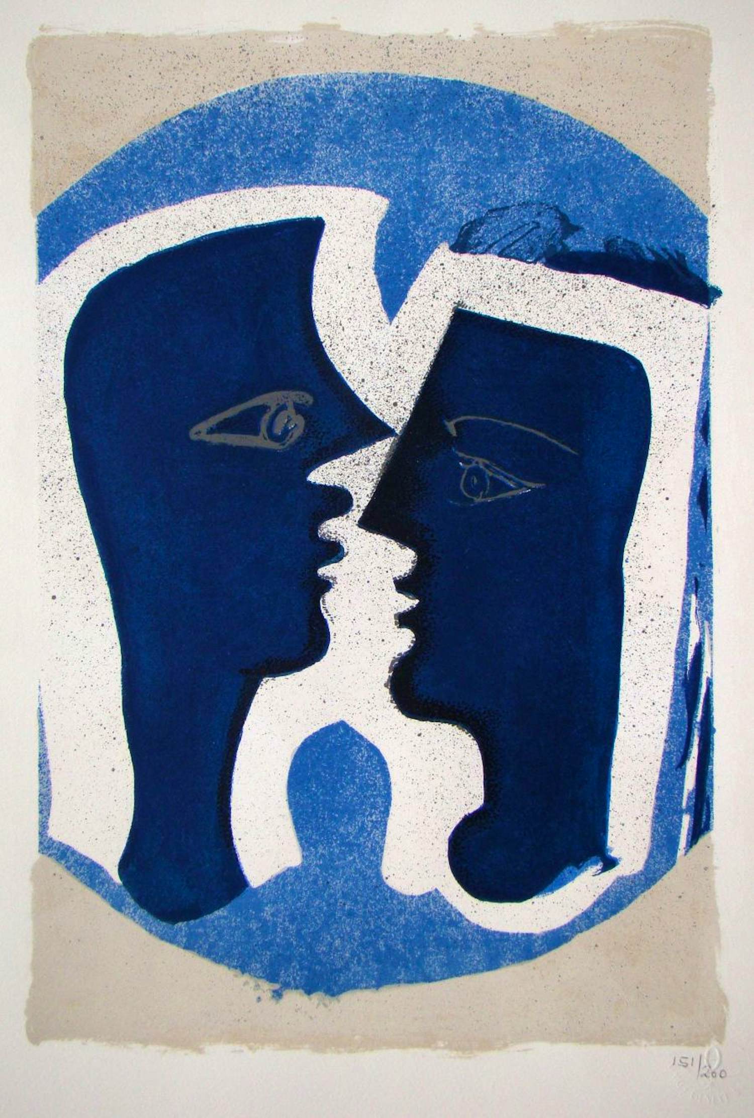 Georges Braque - Het Paar - Lettera Amorosa - Tentoonstellingsposter in beperkte oplage - 1963 kopen? Bied vanaf 350!