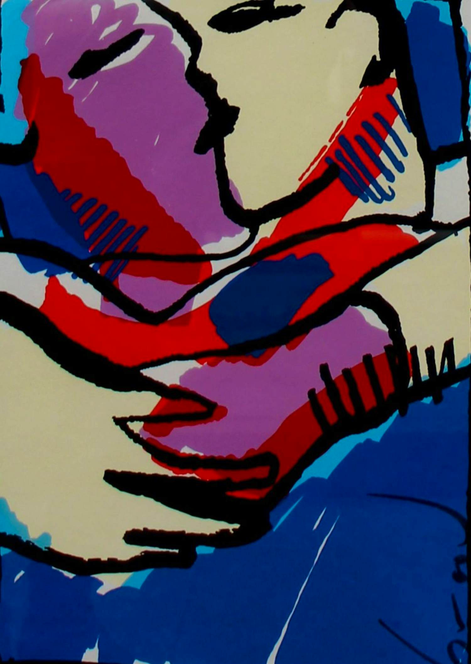 Herman Brood - ingelijste zeefdruk: Kook van jou(nette lijst!) kopen? Bied vanaf 595!