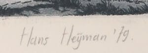 Hans Heijman - Kleurenets, Twee landschappen Noord-Frankrijk kopen? Bied vanaf 1!