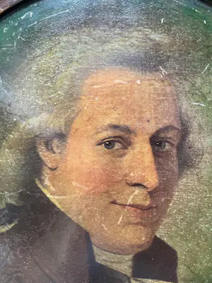 Onbekend - 2 portretten - Wolfgang Amadeus Mozart & George Frideric Händel kopen? Bied vanaf 60!