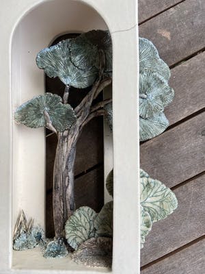 Margreet de Vries - kijkdoos met landschap kopen? Bied vanaf 50!