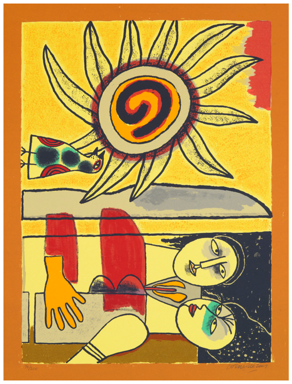 Corneille - Zeefdruk, Soleil cou coupe I kopen? Bied vanaf 150!