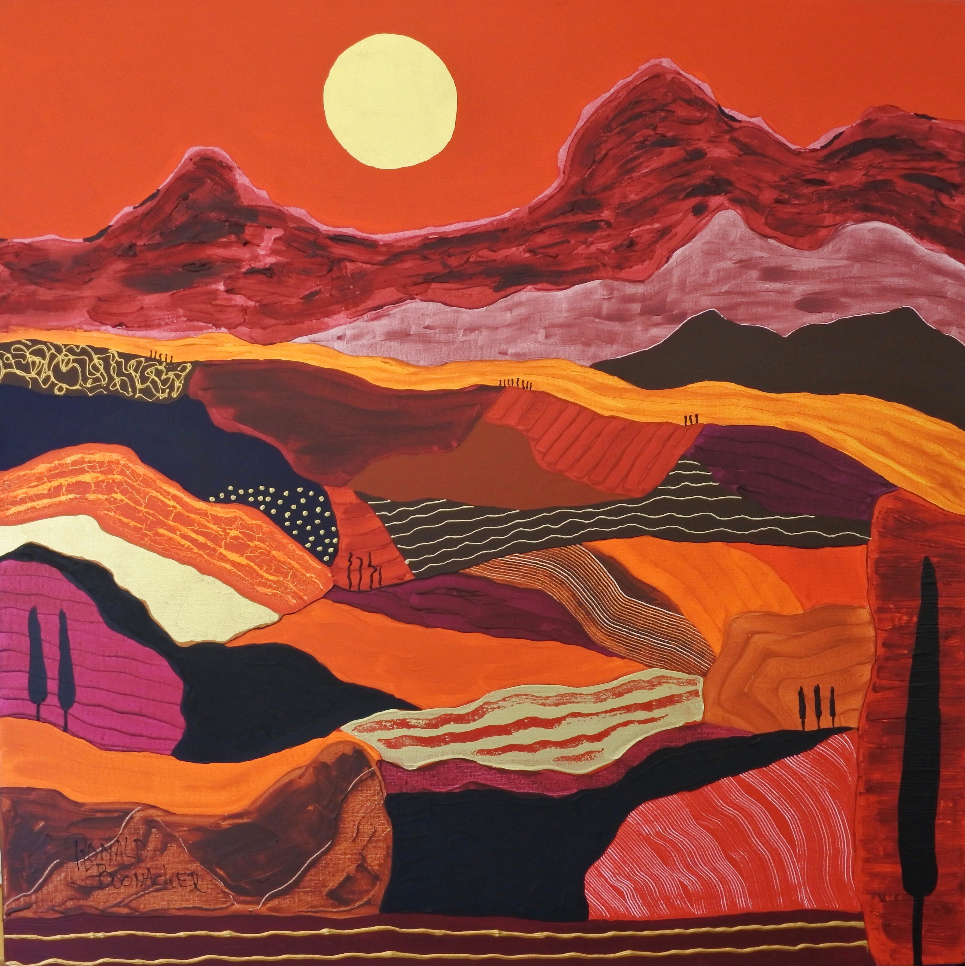 Ronald Boonacker - Italiaans Landschap verkocht voor € 1!