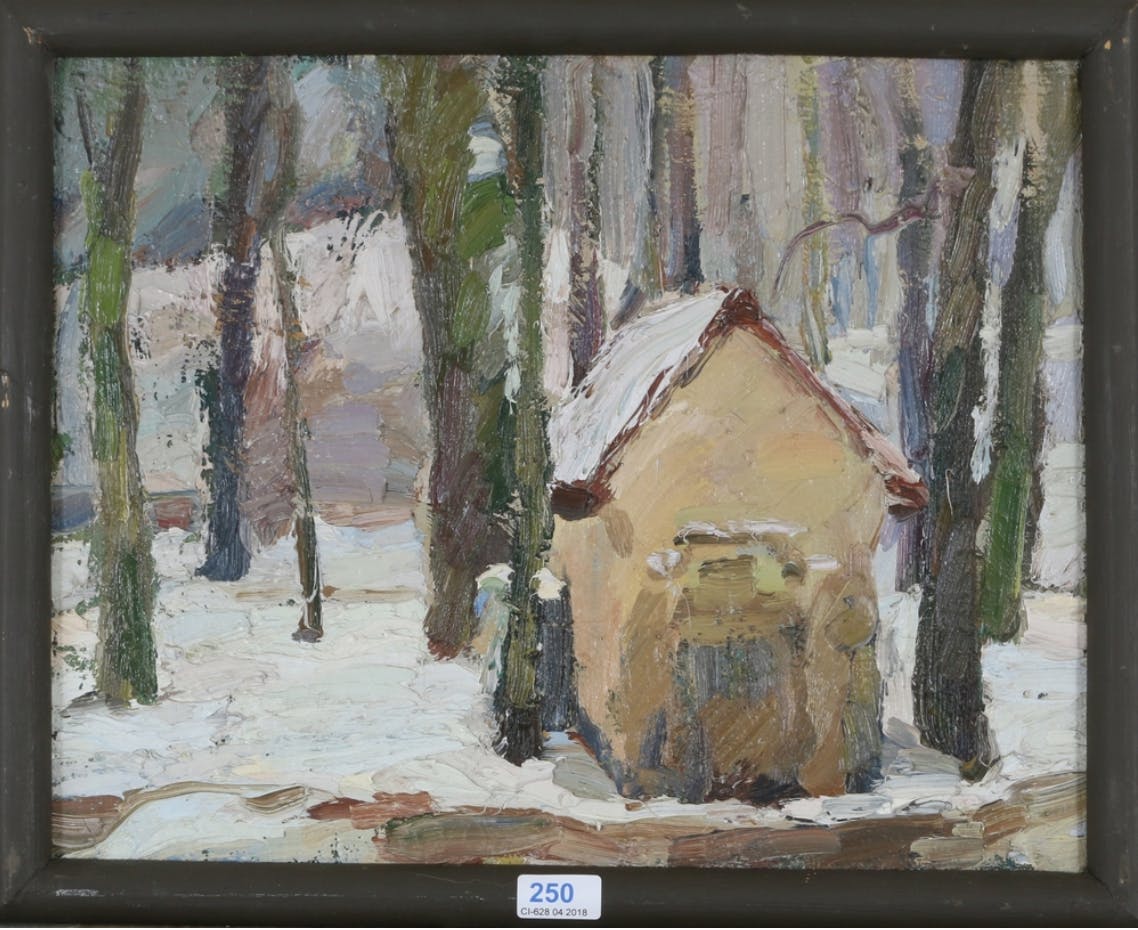 Ivars Aizkalns - Olieverf op Doek, Ingelijst kopen? Bied vanaf 120!