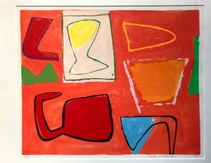 Dolf Verlinden - Zonder Titel - Handgesigneerd & Ingelijst met Passepartout (1995) kopen? Bied vanaf 130!