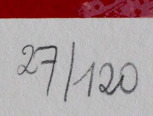 John Noy - Zeefdruk: geometrische compositie kopen? Bied vanaf 45!