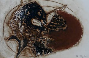 Ru van Rossem - Ru van Rossem - reliefdruk: nieuwjaarswens kopen? Bied vanaf 20!