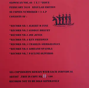 George Brecht - Slowscan vol. 40 - 7 x 7 inch edition kopen? Bied vanaf 1!