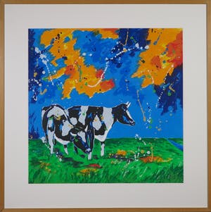 Roel Hofman - Zeefdruk, Conversation - Ingelijst kopen? Bied vanaf 20!