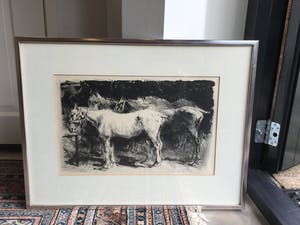 Jan Groenestein - C4889-2, Paarden in een stal kopen? Bied vanaf 75!