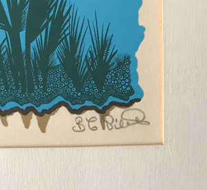 Bart Filet - kleurenlitho - ingelijst - het gebaar - gesigneerd kopen? Bied vanaf 1!