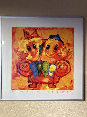 Ad Verstijnen - Bankstelletje verkocht voor € 50!