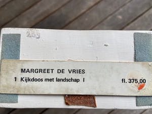 Margreet de Vries - kijkdoos met landschap kopen? Bied vanaf 50!