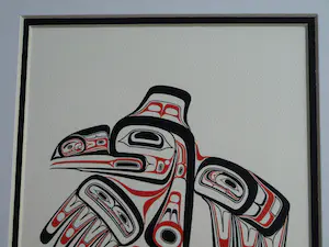 Bill Reid - Zeefdruk, Haida Raven “Xuuya” kopen? Bied vanaf 1!