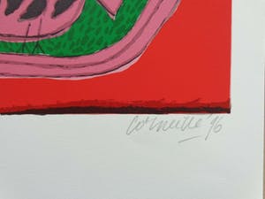 Corneille - BLAUWE VOGEL / KLEURZEEFDRUK / 56x38cm / SIG / 1996 kopen? Bied vanaf 120!