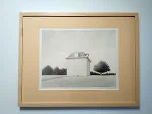 Rene Boin - "Huis zonder deur en ramen" uit serie van vier met als thema: "Ontbreken" verkocht voor € 75!