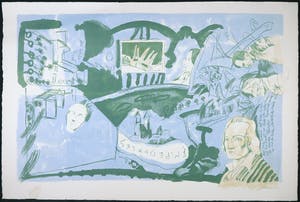 Lucebert - Litho, Empedokles (Groot) kopen? Bied vanaf 100!