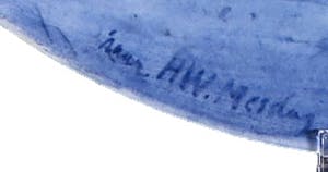 Porceleyne Fles - Prachtig aardwerken bord, ontworpen door Joost Thooft, naar Mesdag kopen? Bied vanaf 100!