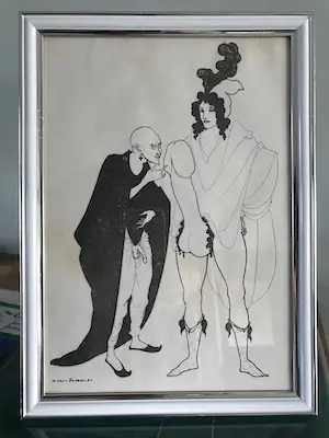 Aubrey Beardsley - Lot van 8 ingelijste prenten - Lysistrata - omstreeks 1930 kopen? Bied vanaf 95!