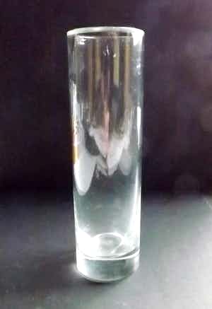 Cenedese - Gino Cenedese voor Sommerso - dikwandige kristal cylinder vaas - gesigneerd verkocht voor € 1!