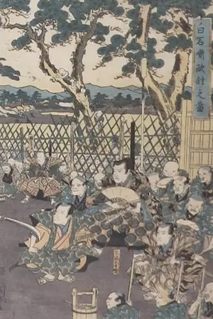 Keisai Eisen - Houtsnede, Drieluik - Ingelijst kopen? Bied vanaf 100!