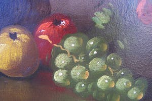 Tilly Moes - Stilleven met klaprozen en fruit. kopen? Bied vanaf 70!