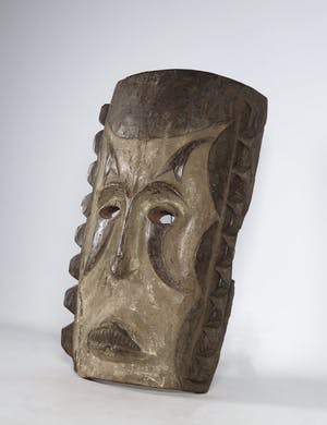 Igbo - Zeldzaam houten masker ter bezwering van de watergod kopen? Bied vanaf 35!