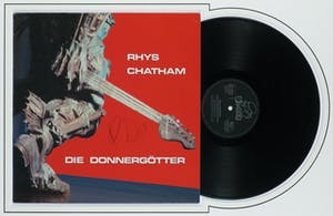 Robert Longo - Gesigneerde Rhys Chatham album Die Donnergoetter - Ingelijst kopen? Bied vanaf 1!