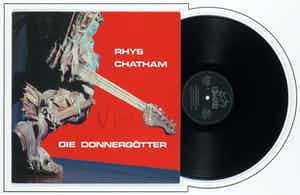 Robert Longo - Gesigneerde Rhys Chatham album Die Donnergoetter - Ingelijst verkocht voor € 1!
